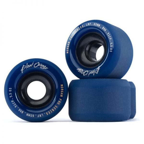 BLOOD ORANGE MORGAN PRO MIDNIGHT 65MM 84A WHEELS COLOR : NAVY/BLACK - Image 2