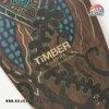 TIMBER TORTUGA LONGBOARD DECK GRIPTAPE RED FLOWER - Image 5