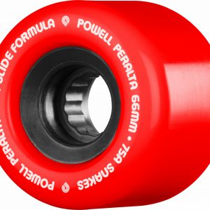 Powell Peralta Snakes Skateboard Wheels 69mm 75a 4pk Red