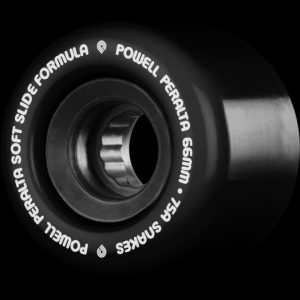 Powell Peralta Snakes Skateboard Wheels 66mm 75A 4pk Black