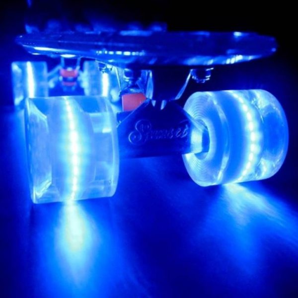 SUNSET SOLID LED CRUISER 69MM WHEELS - BLUE - Image 4