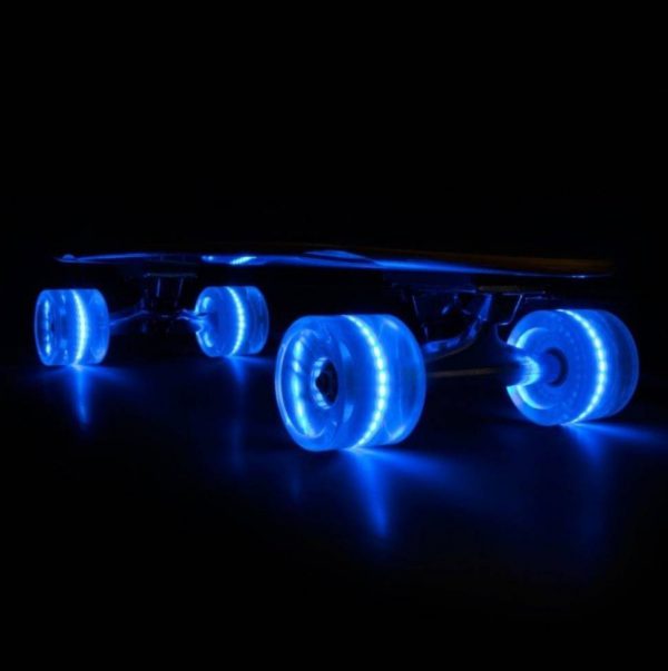 SUNSET SOLID LED CRUISER 69MM WHEELS - BLUE - Image 3