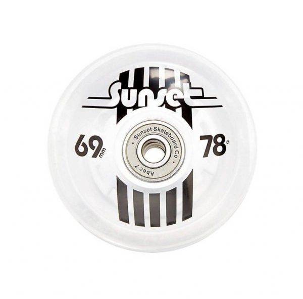 SUNSET SOLID LED CRUISER 69MM WHEELS - WHITE - Image 2